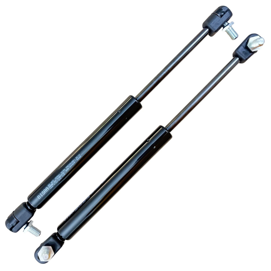 BISRA Front Hood Gas Struts compatible with Jeep Grand Cherokee WJ 1999-2005, 500N (112.4 lbf) Pushing Force, 12 in (304.8 mm) Extended Length, Set of Two