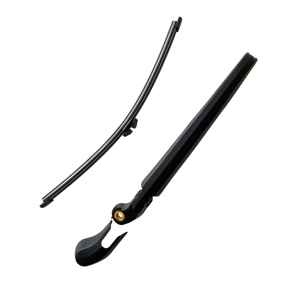MAXTEL Rear Wiper Blade & Arm, Compatible with BMW X3 F25 2011-2017, Size 13 in (330 mm), Black, 1-Year Manufacturer Warranty