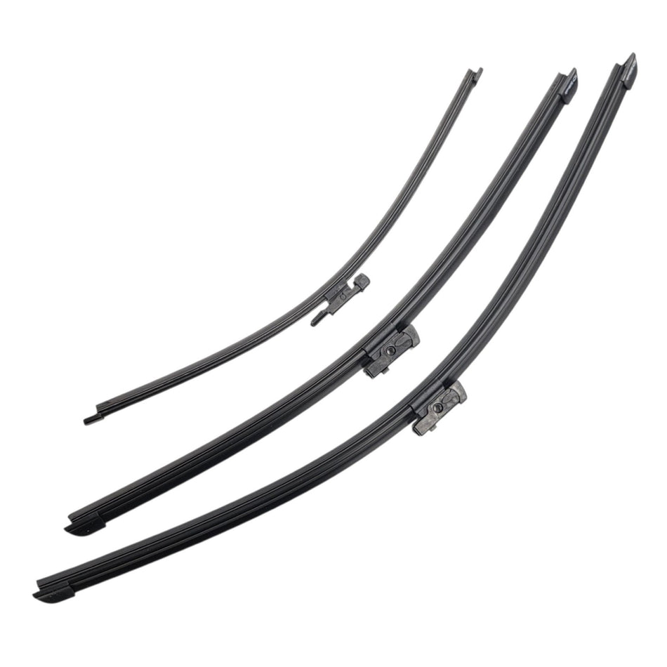 Silbak Front & Rear Wiper Blade Set, Compatible with Range Rover L405 2017-2021, Driver Side 24" (600mm), Passenger Side 20" (500mm), Rear 16" (400mm) (OEM: LR083272)