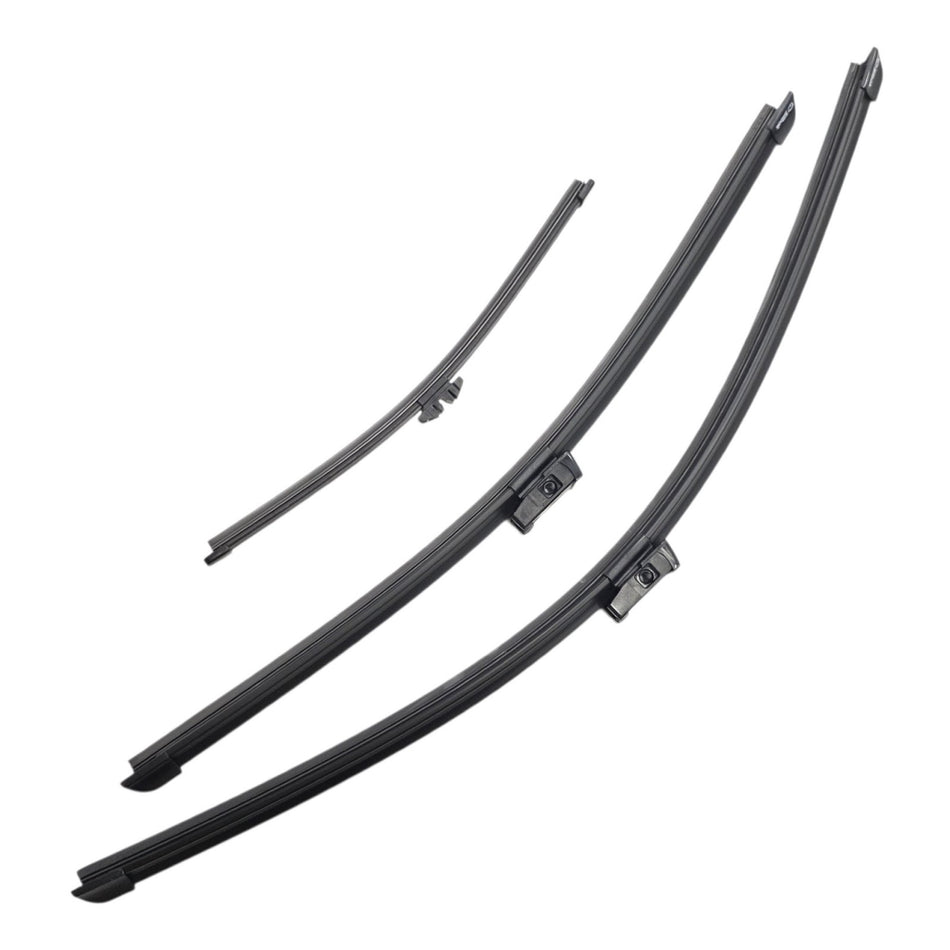 Silbak Front & Rear Wiper Blade Set, Compatible with Ford Mustang Mach-E 2021-2024, Driver Side 24" (600mm), Passenger Side 20" (500mm), Rear 11" (280mm)