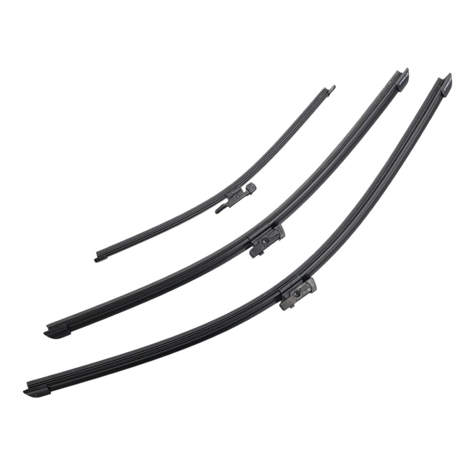 Silbak Front & Rear Wiper Blade Set, Compatible with Land Rover Discovery V 2021-2026, Driver Side 24" (600mm), Passenger Side 20" (500mm), Rear 13" (330mm) (OEM: LR083272)