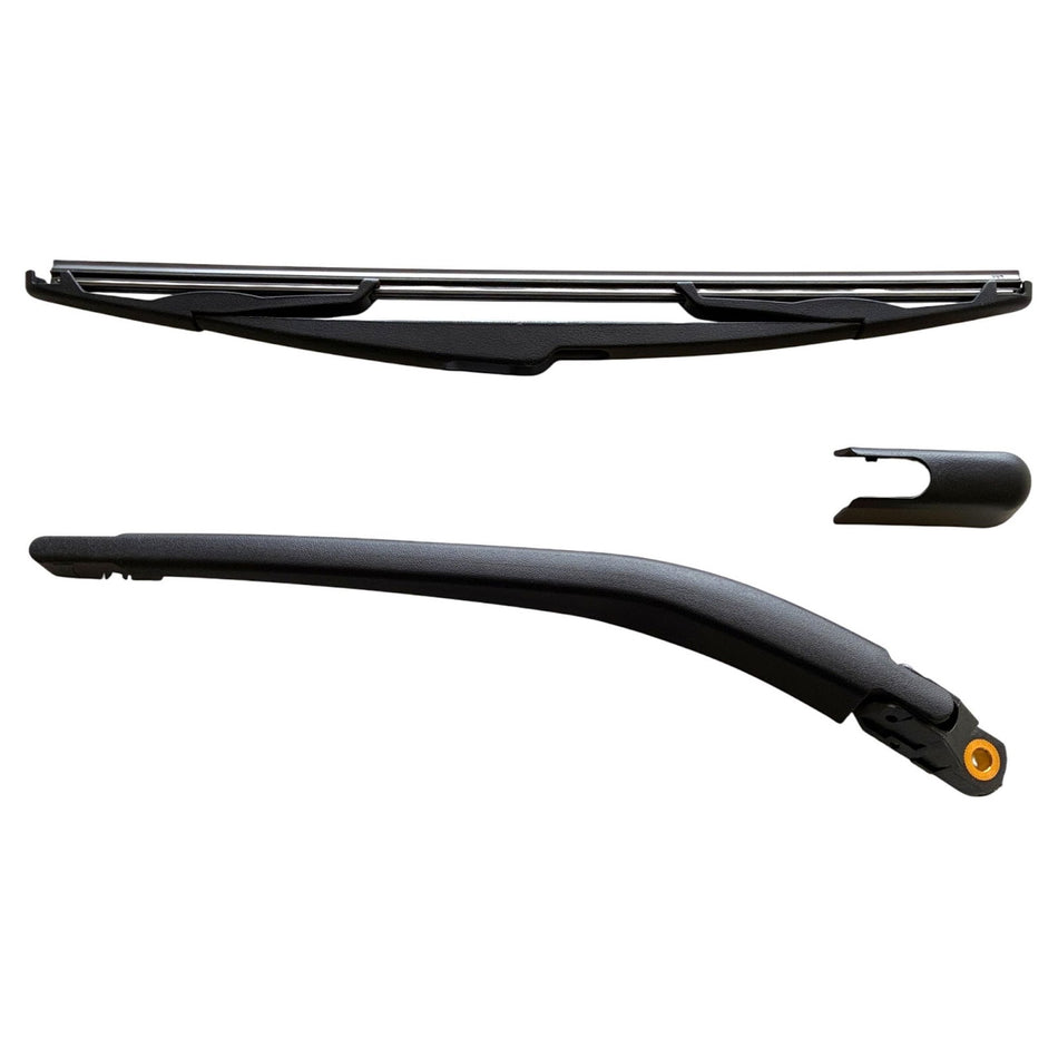 MAXTEL Rear Wiper Blade & Arm compatible with Volvo XC90 2011-2014, Black, Size 13.78 in (350 mm), 100% Compatible, Quick-Clip Adaptor, 1-Year Manufacturer Warranty