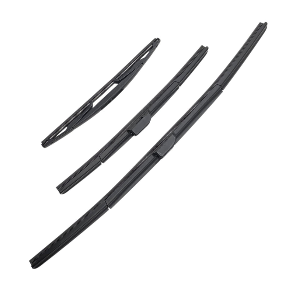 MAXTEL 26"+16" Front Wiper Blade Set Bundle with Silbak 13" Rear Wiper Blade, Compatible with Subaru Impreza GP HB Hatchback 2013-2016, Driver Side 26" (650mm), Passenger Side 16" (400mm), Rear 13" (330mm)