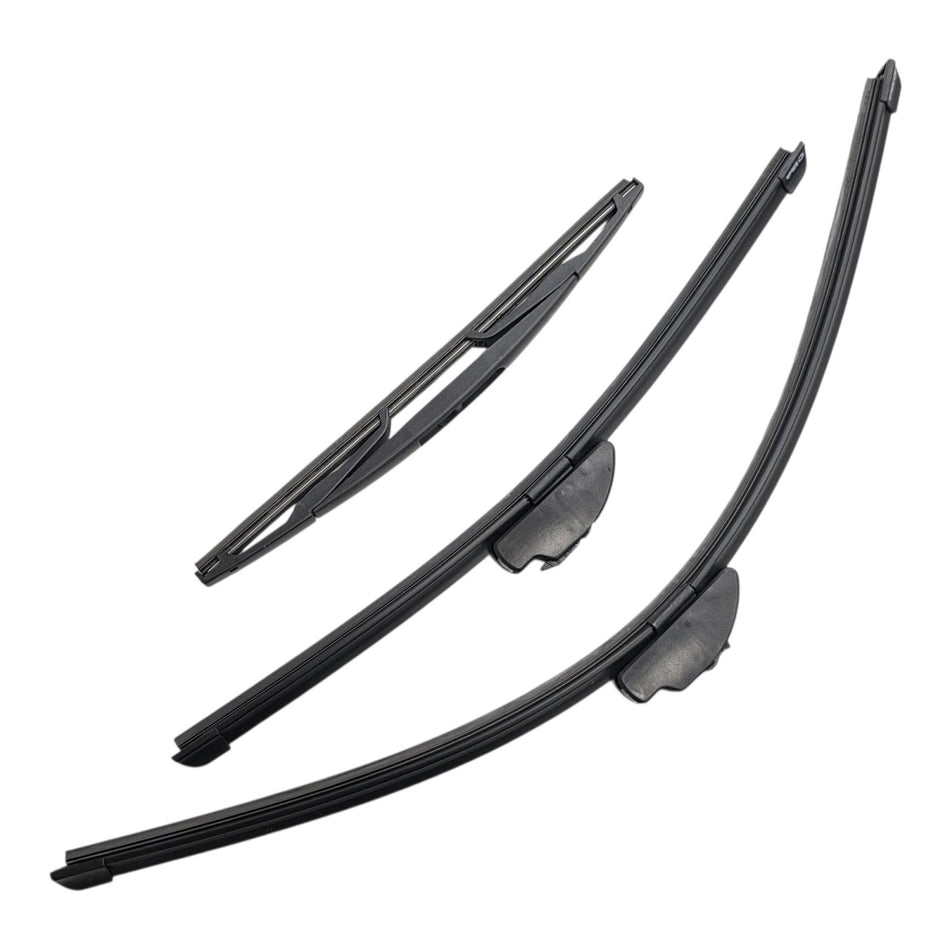 Silbak Front & Rear Wiper Blade Set, Compatible with Mitsubishi Outlander 2013-2020, Driver Side 26" (650mm), Passenger Side 18" (450mm), Rear 13" (330mm)