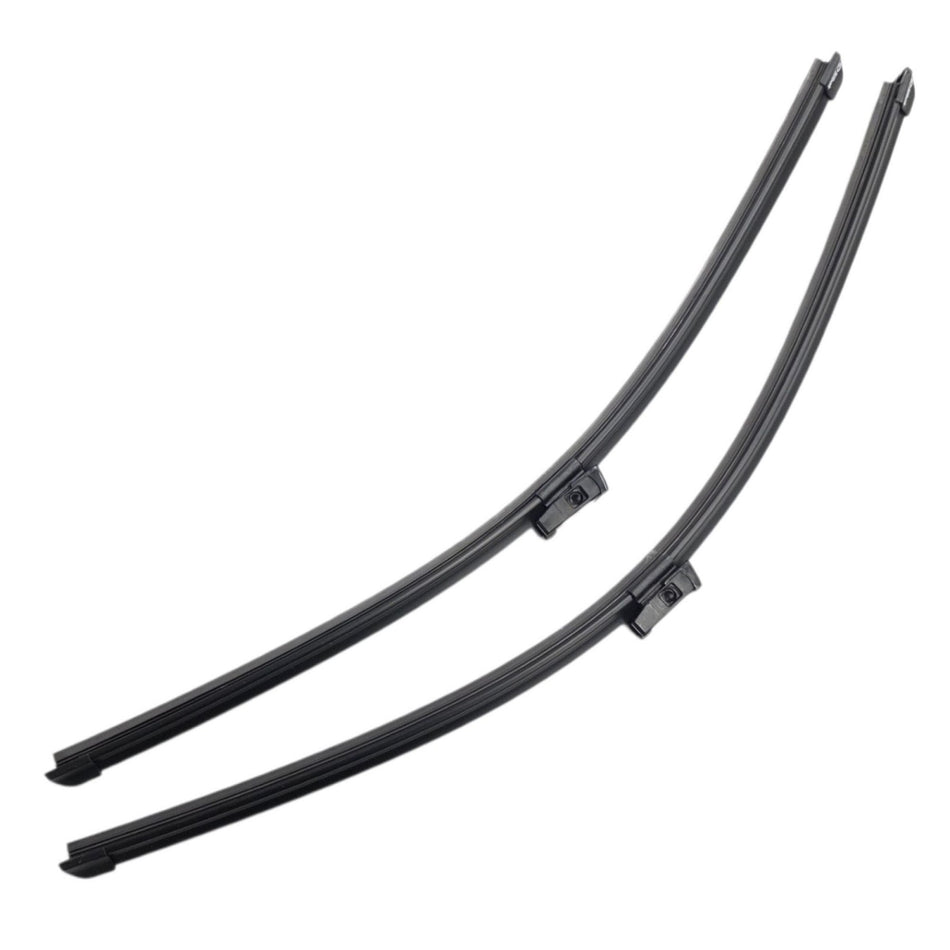 Silbak Flat Wiper Blade compatible with Buick Verano 2012-2017, Front 2-Piece Set, Driver Side 26" (650 mm), Passenger Side 24" (600 mm)