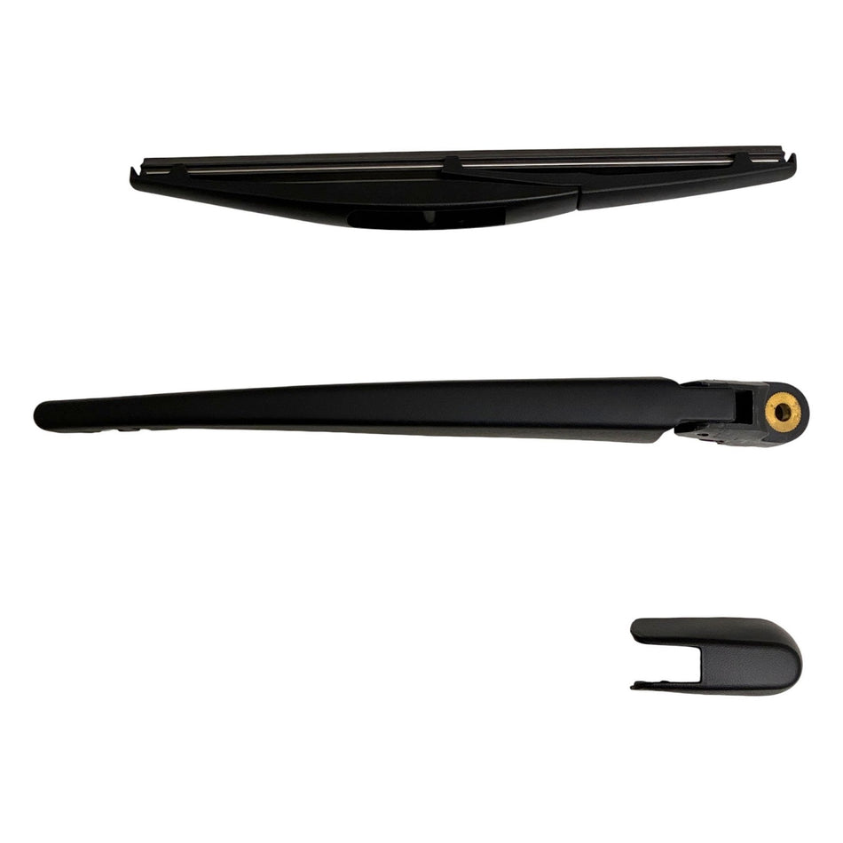 MAXTEL Rear Wiper Blade & Arm compatible with Mazda CX-3 2015-2021 Size 260MM (10.24 in) Black 1 Set 1-Year Manufacturer Warranty