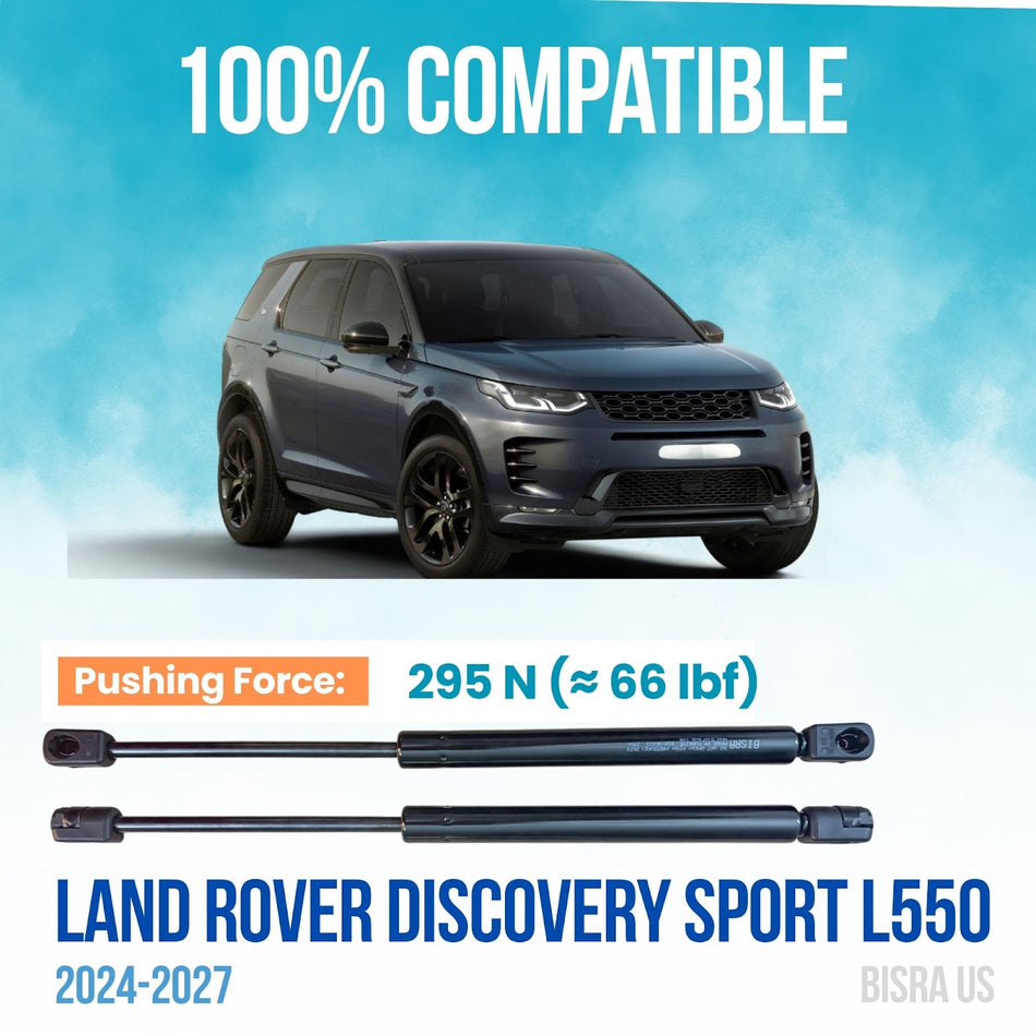 BISRA Hood Gas Strut, Compatible with Land Rover Discovery Sport L550 2024-2027, 295N Lift Support (OEM: LR084691)