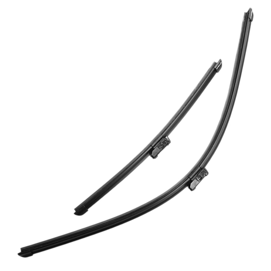 Silbak Flat Wiper Blade compatible with VW Volkswagen ID.4 Pro 2022-2027, Front Set of Two, Driver Side 28 in (700 mm), Passenger Side 18 in (450 mm) 11K998001