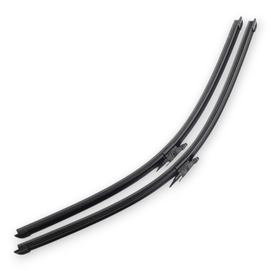 Silbak MUSON PRO Flat Wiper Blade Front Set compatible with Mercedes-Benz Sprinter 2007-2016 Driver Side 26" (650 mm) Passenger Side 24" (600 mm), A9068201000