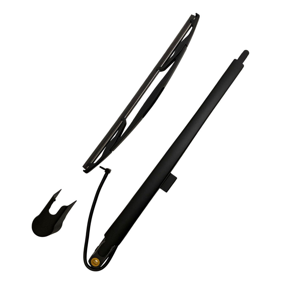 MAXTEL Rear Wiper Blade & Arm Set compatible with Cadillac Escalade 2007-2014, Size 11.89 in (302 mm), 100% Compatible, Quick-Clip Adaptor, Graphite-Coated, Black, 1-Year Manufacturer Warranty