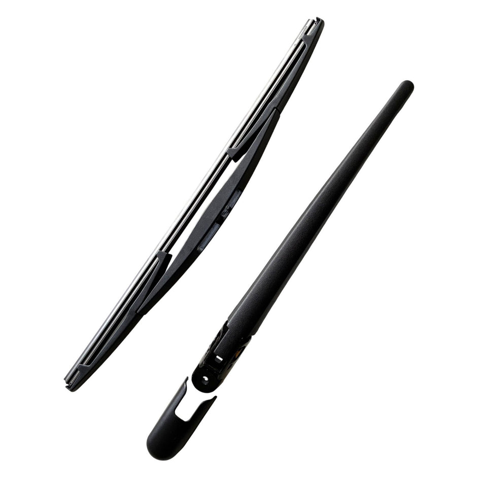MAXTEL Rear Wiper Blade & Arm compatible with Subaru Impreza GH GR 2008-2012, 350mm (13.78in), Pre-mounted "Quick-Clip" Adaptor, Black, 1-Year Manufacturer Warranty