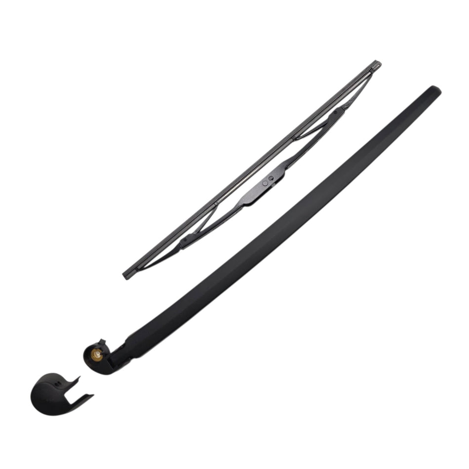 MAXTEL Rear Wiper Blade & Arm, Compatible with Audi A6 Avant 2005-2011, 15" (375mm) (OEM: 4F9955407)