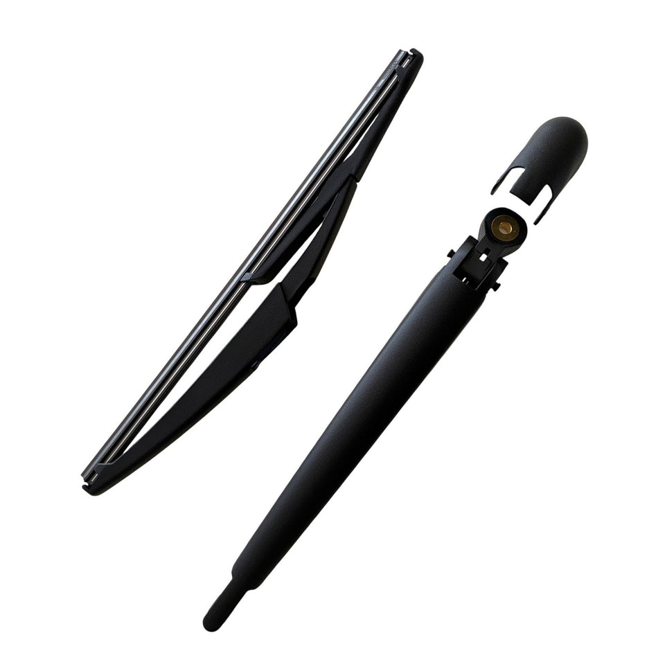 MAXTEL Rear Wiper Blade & Arm, Compatible with Fiat 500 2012-2019, 290 mm (11.42 in) Black, 100% Compatible, Quick-Clip Adaptor, 1-Year Manufacturer Warranty