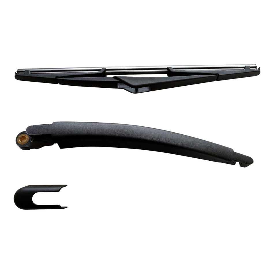 MAXTEL Rear Wiper Blade & Arm Compatible Ford Fiesta 2011-2019, Size 12 in (305 mm), Pre-mounted Quick-Clip Adaptor, 100% Compatible, 1-Year Manufacturer Warranty