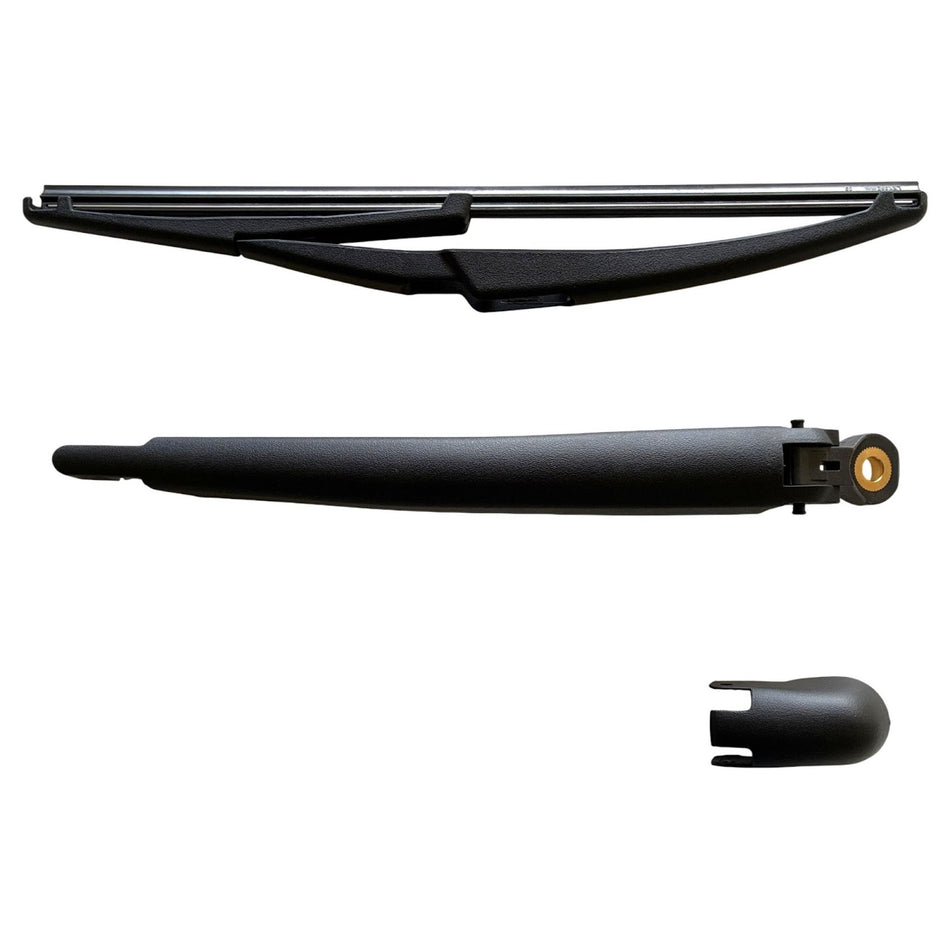 MAXTEL Rear Wiper Blade & Arm Compatible Fiat 500L 2014-2020 SIZE 12.2 in (310 mm) 100% Compatible Quick-Clip Adaptor Easy Installation Black 1-Year Manufacturer Warranty