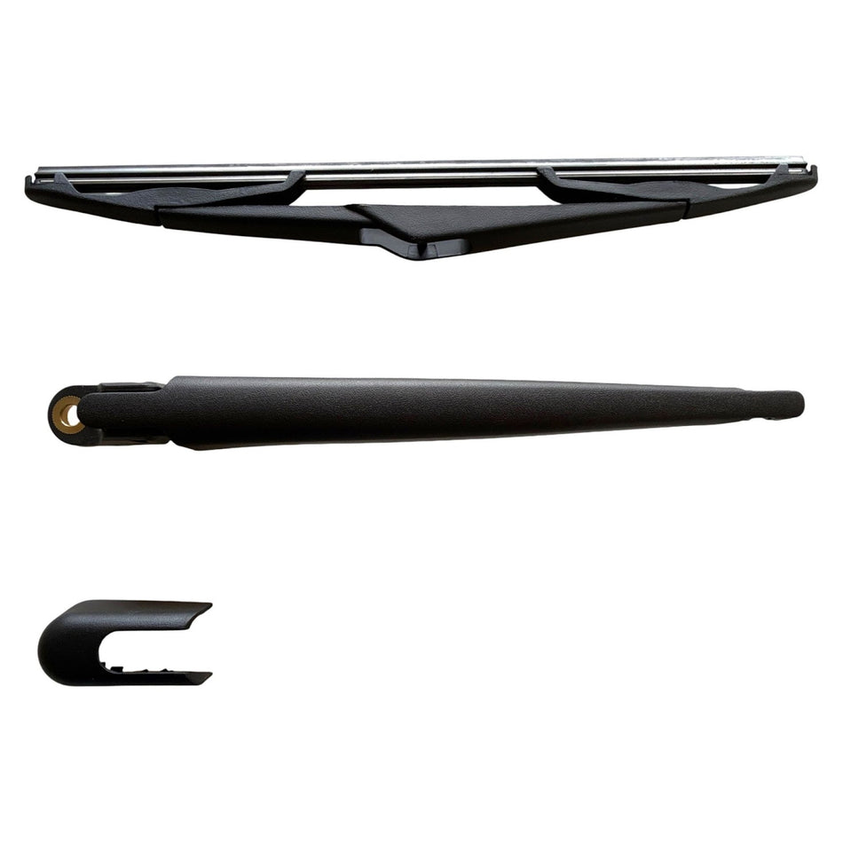 MAXTEL Rear Wiper Blade & Arm Set, Compatible with Volvo V60 2015-2018, Black, 12.2 in (310 mm), Quick-Clip Adaptor, Graphite-Coated Wiper Strips, 1-Year Manufacturer Warranty