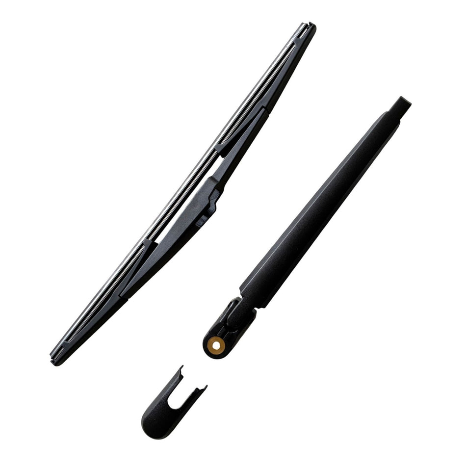 MAXTEL Rear Wiper Blade & Arm compatible with Hyundai Tucson 2016-2020, 13.78 in (350MM), Black, 100% Compatible, Quick-Clip adaptor, 1-Year Manufacturer Warranty