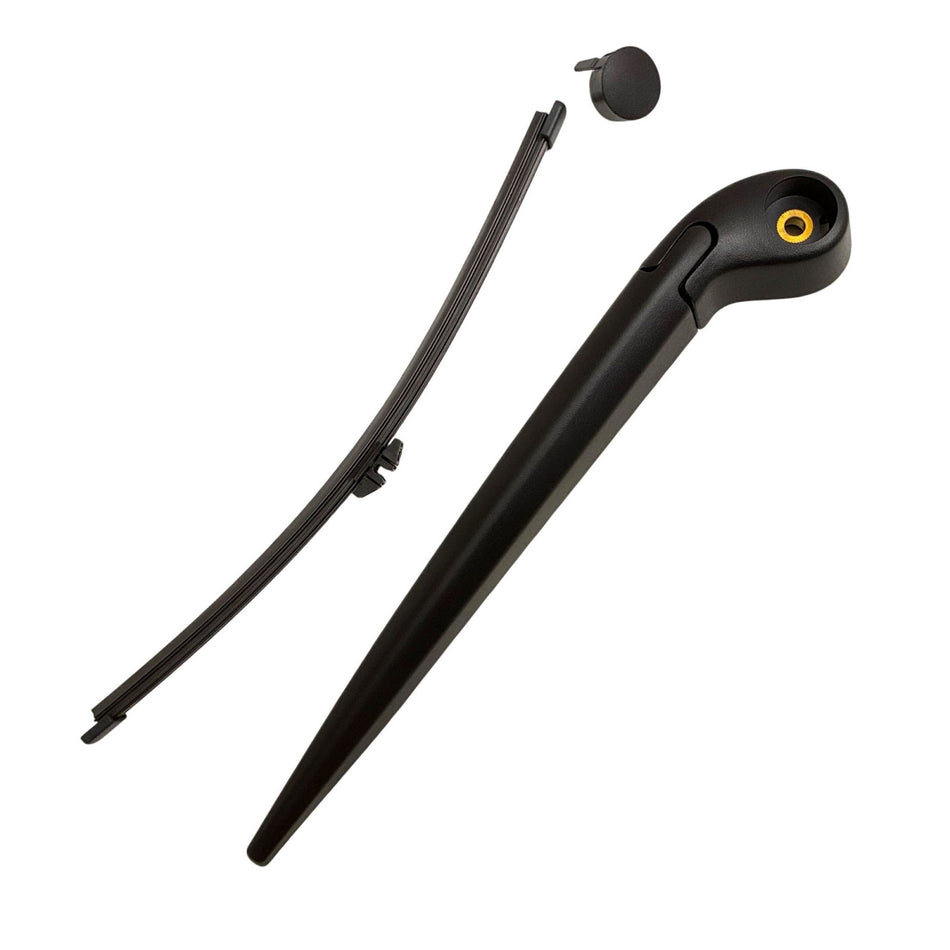 MAXTEL Rear Wiper Blade & Arm compatible with Volvo XC70 Cross Country 2008-2016, 13.78in (350mm) Black, Quick-Clip Adaptor, 100% Compatible, 1-Year Manufacturer Warranty