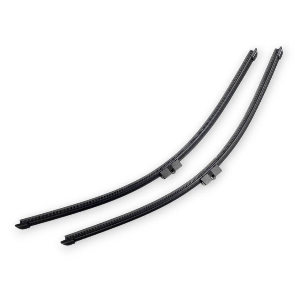 Silbak Wiper Blade compatible with Audi TT Coupe 2003-2006 Front Set of Two, Driver Side 21" (530 mm), Passenger Side 21" (530 mm), Muson Pro Premium Flat Wiper Blades 8N1955425E