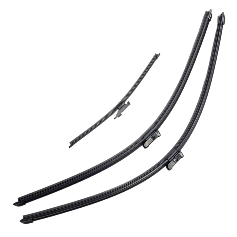 Silbak Front & Rear Wiper Blade Set, Compatible with VW Volkswagen ID.Buzz 2025-2028, Driver Side 28" (700mm), Passenger Side 28" (700mm), Rear 12" (300mm) (OEM: 1T3998002C)