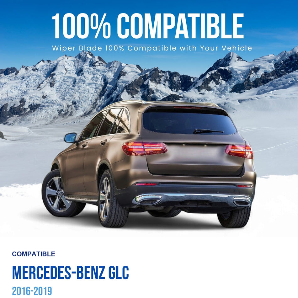 Silbak Rear Wiper Blade, Compatible with Mercedes-Benz GLC 2016-2019, 13" (330mm) (OEM: A1178200045)