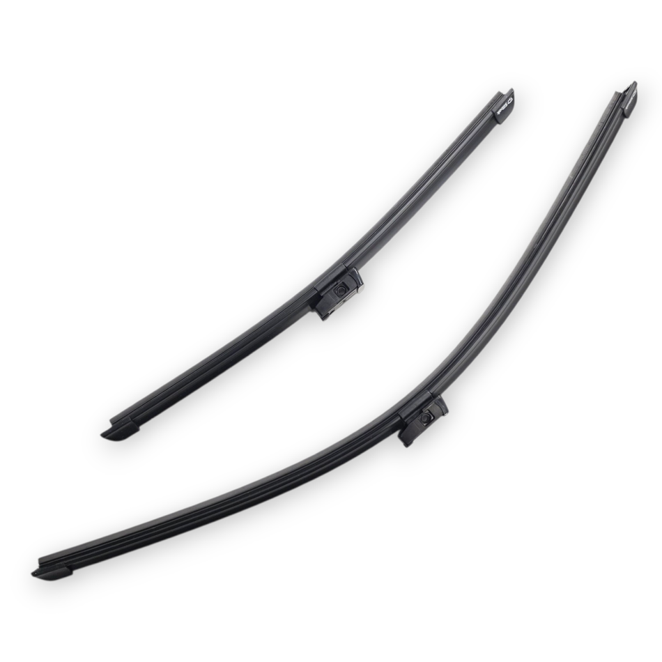 Silbak Flat Wiper Blade Set compatible with Dodge RAM Promaster City 2015-2022 Driver 24 in (600 mm) Passenger 16 in (400 mm) Front