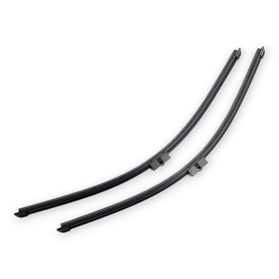 Silbak Muson Pro Flat Wiper Blade Set Compatible with Mercedes-Benz C-Class 2011-2014, Front Driver Side 24 in (600 mm) Passenger Side 24 in (600 mm), A2128201745